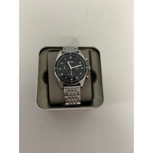 Fossil BQ2616 Wilkin Multifunction Stainless Steel Silver Chain Watch